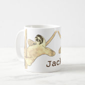 Mug Fantaisie dans l'arbre Chill Animal Humour Nom Jac (Devant gauche)