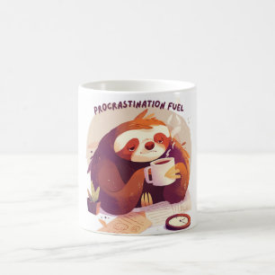 Mug Fantaisie de café factice - Carburant Procrastinat