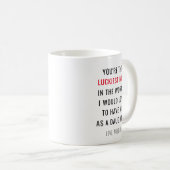 Mug Fantaisie Fête des mères Luckiest Maman Nouveauté (Devant droit)