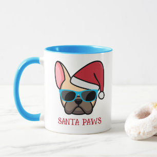 Mug Fantaisie Fête Française Père Noël Paws Noël