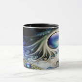 Mug Fantaisie fractale abstraite (Centre)
