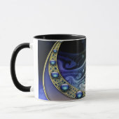 Mug Fantaisie fractale abstraite (Gauche)