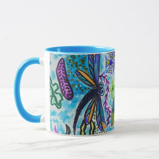 Mug Fantaisie Libellule (Gauche)
