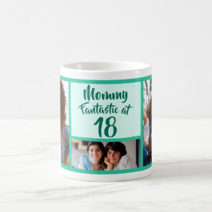 Mug Fantastique à 18 Mommy anniversaire photo collage