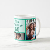Mug Fantastique à 80 Maman anniversaire photo collage (Devant droit)