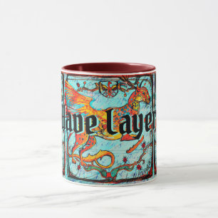 Mug Fantastique Beast Deer Jaguar Ladybird Phoenix Étr