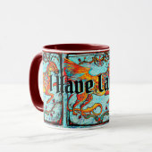 Mug Fantastique Beast Deer Jaguar Ladybird Phoenix Étr (Devant gauche)