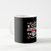 Mug Fantastique Chemise De Noël Soyez Nice Au Devient (Devant gauche)