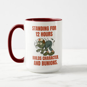 Mug "Fantastique chemise de réunion d'infirmière - 12