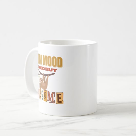 Mug Fantastique Chemise Maman Cadeau - Mignonne Sloth (Devant gauche)