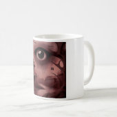 Mug Fantastique : Maison délabrée avec un énorme globe (Devant droit)