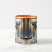 Mug Fantastique Mignon Magicien Faisant l'Hiver (Centre)