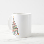 Mug Fantastique Noisette Noël Arbre Noël Hommes Femmes (Devant gauche)