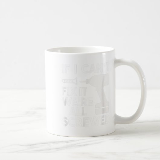 Mug Fantastique Papa T Shirts Si je ne peux pas le rép (Droite)