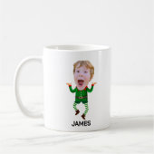 Mug Fantastique Personnalisé Visage elfe Noël (Gauche)