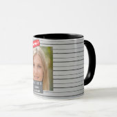 Mug Fantastique Police Femme Mugshot Anniversaire Plai (Devant droit)