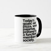 Mug Fantastique T-shirt Jour Lazy (Devant droit)