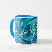 Mug Fantastique vague abstraite (Devant gauche)