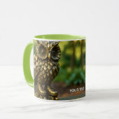 Mug Fantasy Cute Brass Owl Skates (Devant gauche)
