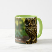 Mug Fantasy Cute Brass Owl Skates (Devant droit)