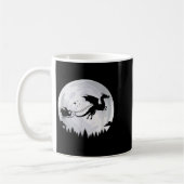Mug Fantasy Dragon Moon Sleigh, Santa Pulled By Dragon (Gauche)