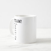Mug Fantasy Footll Drôle - Allez l'équipe  (Devant gauche)