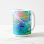 Mug Fantasy Magic Abstract – Rainbow Whimsy Thanks (Devant droit)