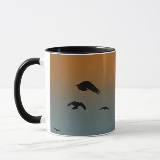 Mug Fantasy Night Of A Full Moon And Crows (Gauche)