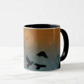 Mug Fantasy Night Of A Full Moon And Crows (Devant droit)