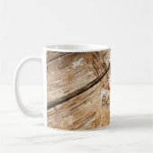 Mug Fantôme amical en bois de grenier Boo? (Gauche)