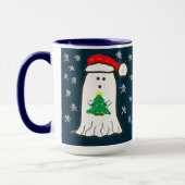 Mug Fantôme avec arbre de Noël (Gauche)