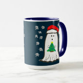 Mug Fantôme avec arbre de Noël (Devant droit)