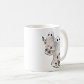 Mug Fantôme avec papillons Halloween (Devant droit)