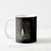 Mug Fantôme Dans La Forêt Florale Halloween Éffrayant (Gauche)