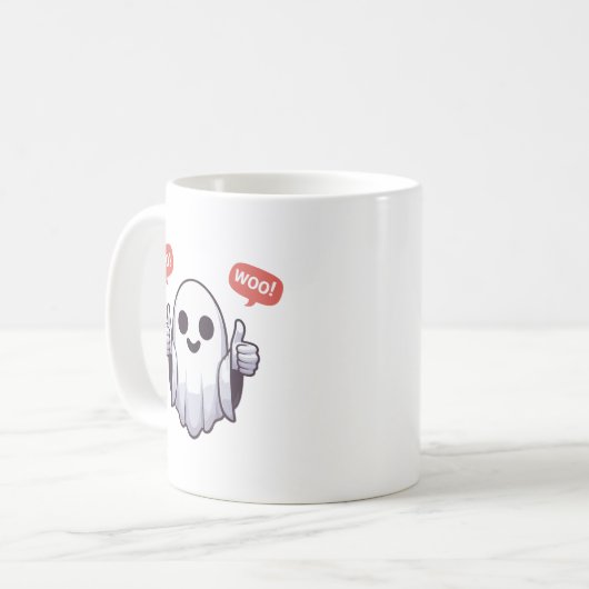 Mug Fantôme D'Approbation (Devant gauche)