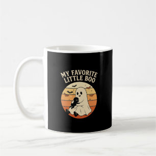 Mug Fantôme de bébé Halloween Little Boo préféré Rétro