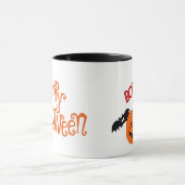 Mug Fantôme de Halloween avec le citrouille (Centre)