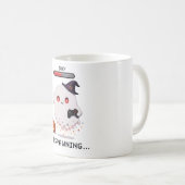 Mug Fantôme de jeu Halloween Respawning (Devant droit)