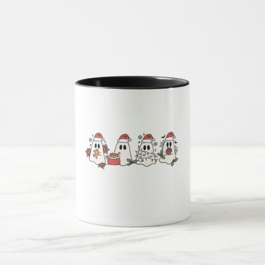Mug Fantôme de Noël Épouvantable Vacances Halloween No (Centre)