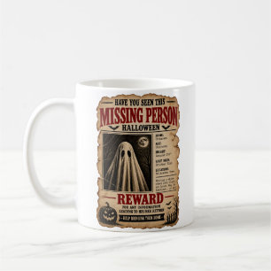 Mug Fantôme de personne disparue Halloween