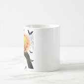 Mug Fantôme démonique avec boule de cristal flamboyant (Centre)