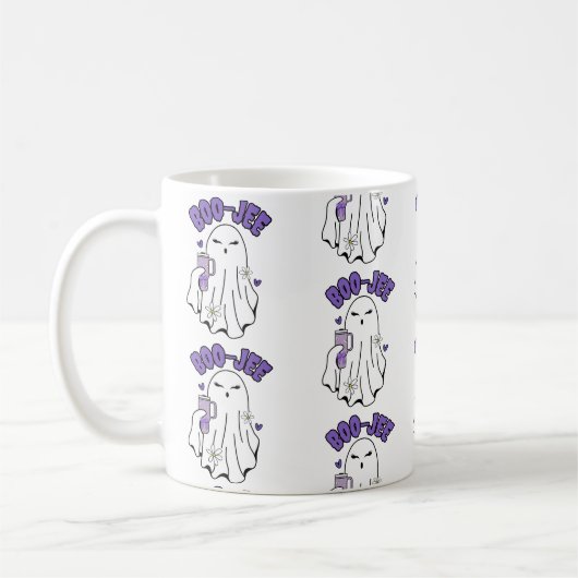 Mug Fantôme d'Halloween Boo-Jee mignon avec 40oz Tumbl (Gauche)