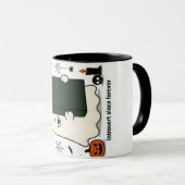 Mug Fantôme d'introverti drôle Professionnel Cacheur H (Devant droit)