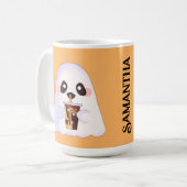 Mug Fantôme éffrayant Avec Café Glacé (Devant gauche)