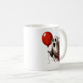 Mug Fantôme et ballon rouge (Devant droit)