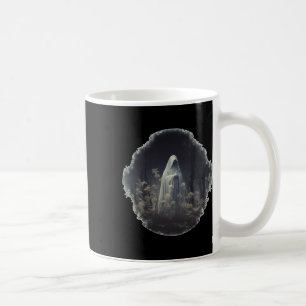 Mug Fantôme Gothique Dans La Forêt Fantôme Floral Vint