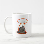 Mug Fantôme Introverti Effrayé par Halloween Drôle (Gauche)
