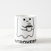 Mug Fantôme Introverti Ne Parle Pas Avant Le Café (Centre)