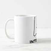 Mug Fantôme Introverti Ne Parle Pas Avant Le Café (Gauche)