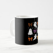 Mug Fantôme Mignon avec Rubans Design Halloween_1 (Devant gauche)